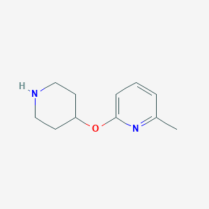 2-Methyl-6-(piperidin-4-yloxy)pyridine
