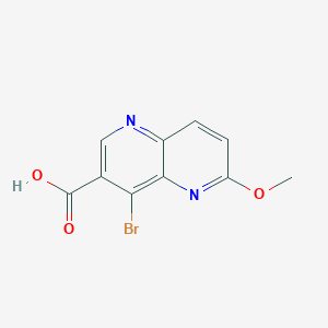 4-Bromo-6-methoxy-1,5-naphthyridine-3-carboxylic acid