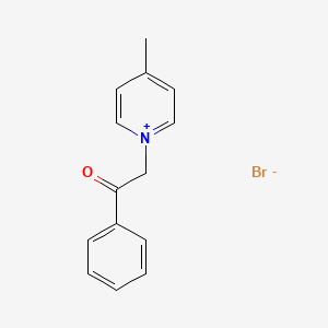 4-Methyl-1-(2-oxo-2-phenylethyl)pyridin-1-ium bromide