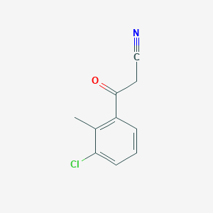 Benzenepropanenitrile, 3-chloro-2-methyl-beta-oxo-