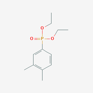 molecular formula C12H19O3P B3280986 Diethyl (3,4-dimethylphenyl)phosphonate CAS No. 72596-30-6