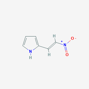 molecular formula C6H6N2O2 B3280994 2-[(E)-2-nitroethenyl]-1H-pyrrole CAS No. 72607-07-9
