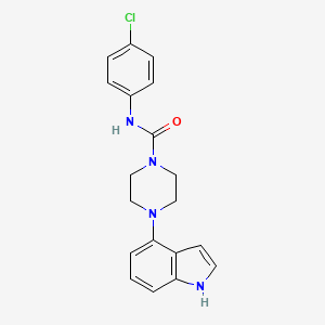 molecular formula C19H19ClN4O B3281339 GOT1 inhibitor-1 