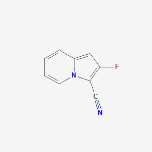 molecular formula C9H5FN2 B3281382 2-Fluoroindolizine-3-carbonitrile CAS No. 733054-10-9