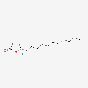 molecular formula C15H28O2 B3281543 2(3H)-Furanone, dihydro-5-undecyl- CAS No. 7370-42-5
