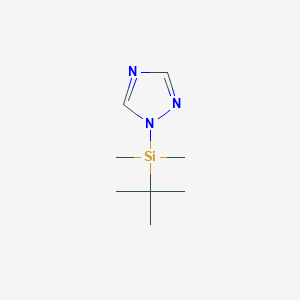 molecular formula C8H17N3Si B3281617 1-(tert-Butyldimethylsilyl)-1H-1,2,4-triazole CAS No. 73844-84-5