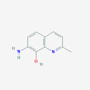 molecular formula C10H10N2O B3281620 7-Amino-2-methylquinolin-8-ol CAS No. 738523-55-2