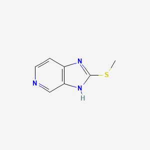molecular formula C7H7N3S B3281682 2-(methylthio)-3H-imidazo[4,5-c]pyridine CAS No. 7397-69-5