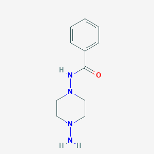 molecular formula C11H16N4O B3281750 N-(4-Aminopiperazin-1-yl)benzamide CAS No. 740735-28-8