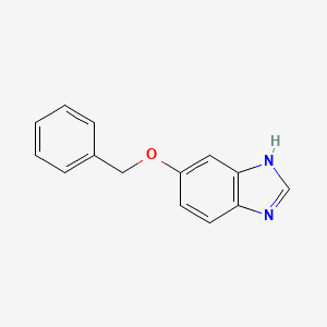 molecular formula C14H12N2O B3281792 5-(Benzyloxy)-1H-benzo[d]imidazole CAS No. 741261-57-4