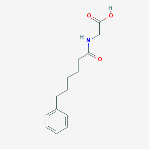 molecular formula C14H19NO3 B3281827 N-(6-Phenylhexanoyl)glycine CAS No. 741694-69-9
