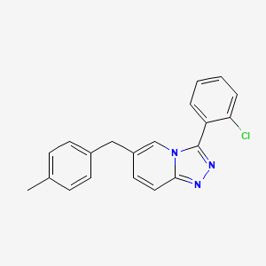3-(2-Chlorophenyl)-6-(4-methylbenzyl)-[1,2,4]triazolo[4,3-a]pyridine