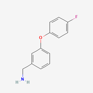 [3-(4-Fluorophenoxy)phenyl]methanamine