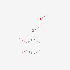 molecular formula C8H8F2O2 B3282345 1,2-Difluoro-3-(methoxymethoxy)benzene CAS No. 749230-18-0
