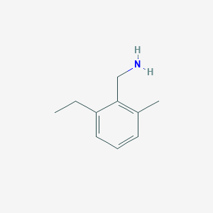 molecular formula C10H15N B3282466 (2-Ethyl-6-methylphenyl)methanamine CAS No. 750571-54-1