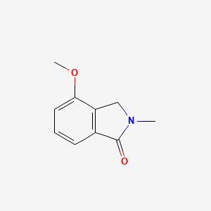 molecular formula C10H11NO2 B3282478 4-Methoxy-2-methylisoindolin-1-one CAS No. 750649-62-8