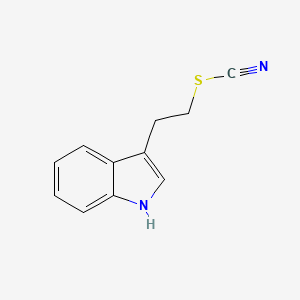 molecular formula C11H10N2S B3282515 Thiocyanicacid2-(1H-Indol-3-yl)ethylester CAS No. 75121-75-4