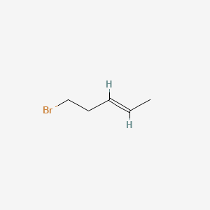 molecular formula C5H9B B3282524 2-Pentene, 5-bromo-, (2E)- CAS No. 7515-62-0