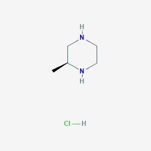 molecular formula C5H13ClN2 B3282606 (S)-2-Methylpiperazine hydrochloride CAS No. 75336-85-5