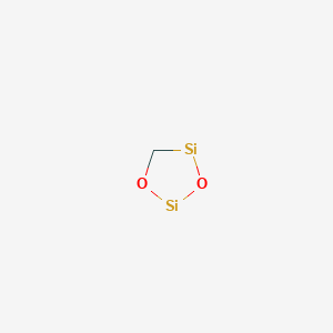 molecular formula CH6O2Si2 B3282643 CID 78066776 CAS No. 7540-38-7