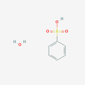 molecular formula C6H8O4S B032827 Benzenesulfonic acid monohydrate CAS No. 26158-00-9