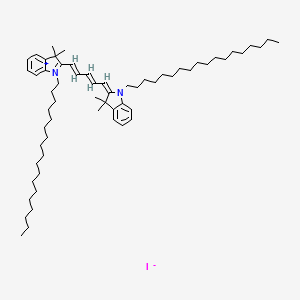 molecular formula C61H99IN2 B3282705 Cy5 dic18 CAS No. 75539-51-4