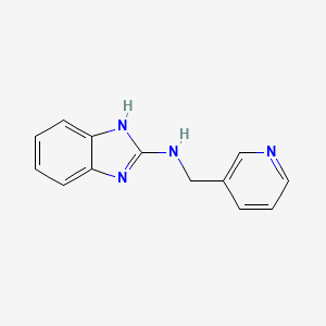 N-(pyridin-3-ylmethyl)-1H-1,3-benzodiazol-2-amine