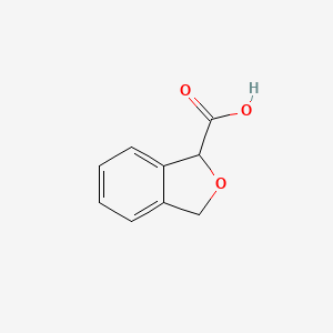molecular formula C9H8O3 B3283044 1,3-Dihydro-2-benzofuran-1-carboxylic acid CAS No. 760933-23-1