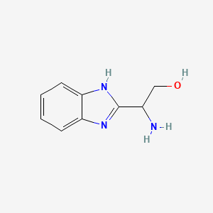 2-amino-2-(1H-benzimidazol-2-yl)ethanol