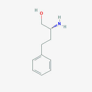 molecular formula C10H15NO B3283073 (R)-2-Amino-4-phenylbutan-1-OL CAS No. 761373-40-4