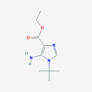 Ethyl 5-amino-1-(tert-butyl)-1H-imidazole-4-carboxylate