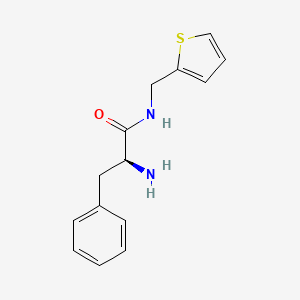 (2S)-2-amino-3-phenyl-N-(thiophen-2-ylmethyl)propanamide