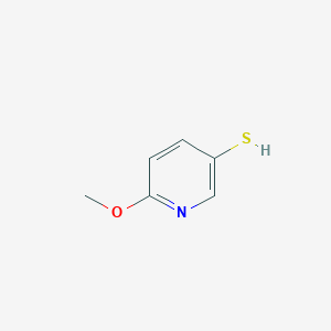 molecular formula C6H7NOS B3283165 6-methoxypyridine-3-thiol CAS No. 762272-63-9