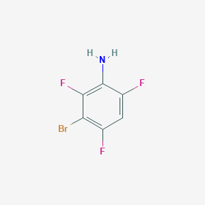B3283171 Benzenamine, 3-bromo-2,4,6-trifluoro- CAS No. 762297-95-0