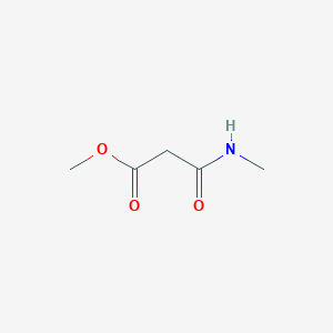 molecular formula C5H9NO3 B3283202 Methyl 3-(methylamino)-3-oxopropanoate CAS No. 76311-95-0