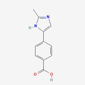 4-(2-Methyl-1H-imidazol-4-yl)benzoic acid