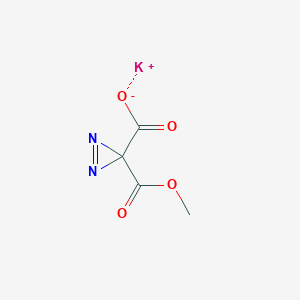 Potassium;3-methoxycarbonyldiazirine-3-carboxylate