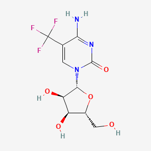 molecular formula C10H12F3N3O5 B3283281 5-Trifluoromethylcytidine 