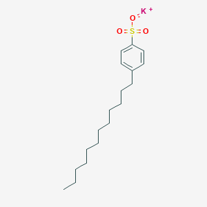 molecular formula C18H29KO3S B032833 Potassium 4-dodecylbenzenesulfonate CAS No. 14564-74-0