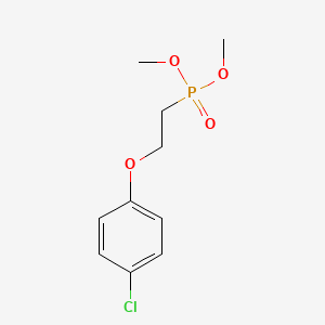 molecular formula C10H14ClO4P B3283327 dimethyl [2-(4-chlorophenoxy)ethyl]phosphonate CAS No. 76541-60-1