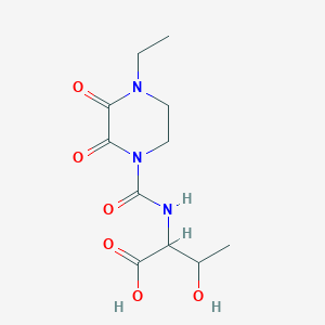 molecular formula C11H17N3O6 B3283394 Cefbuperazone side chain CAS No. 76610-81-6