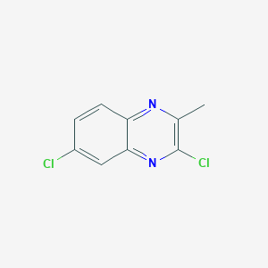 molecular formula C9H6Cl2N2 B3283440 3,6-Dichloro-2-methylquinoxaline CAS No. 76672-21-4