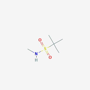 molecular formula C5H13NO2S B3283450 N,2-dimethylpropane-2-sulfonamide CAS No. 76699-23-5