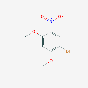 molecular formula C8H8BrNO4 B3284119 1-Bromo-2,4-dimethoxy-5-nitrobenzene CAS No. 778599-56-7