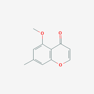 molecular formula C11H10O3 B3284313 5-Methoxy-7-methyl-4H-chromen-4-one CAS No. 78274-05-2