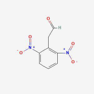 molecular formula C8H6N2O5 B3284330 2,6-Dinitrophenyl acetaldehyde CAS No. 78283-22-4