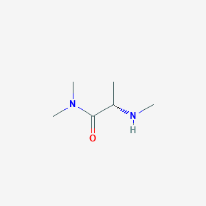 molecular formula C6H14N2O B3284366 N~1~,N~1~,N~2~-Trimethylalaninamide CAS No. 78397-21-4