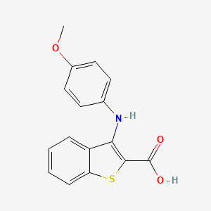 3-((4-Methoxyphenyl)amino)benzo[b]thiophene-2-carboxylic acid