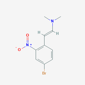 Ethenamine, 2-(4-bromo-2-nitrophenyl)-N,N-dimethyl-