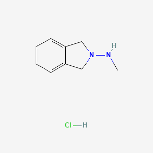 molecular formula C9H13ClN2 B3284642 N-Methylisoindolin-2-amine hydrochloride CAS No. 78976-51-9